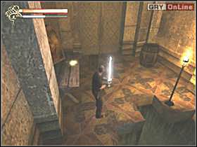 Na rozwidleniu zacznij skakać tak, by dostać się od odległej platformy po lewej - 11 - Świątynia w Nekropolis cz.2 - Shade: Gniew Aniołów - poradnik do gry