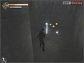 Zbliż się do widocznej na lewym obrazku ściany i otwórz ukryte wrota - 16 - Świątynia Seta II cz.2 - Shade: Gniew Aniołów - poradnik do gry