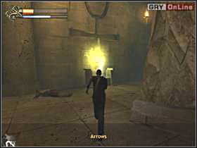 Dotrzesz do wielkiej sali ze schodami na dół oraz parą łuczników - 18 - Dom Ozyrysa cz.1 - Shade: Gniew Aniołów - poradnik do gry