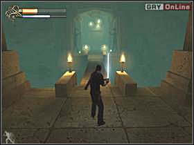 Wracaj teraz do ściany z zielonej energii, którą widziałeś już wcześniej - 18 - Dom Ozyrysa cz.2 - Shade: Gniew Aniołów - poradnik do gry