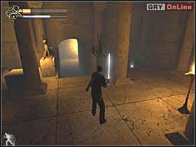 Nauczysz się także nowej kombinacji (lewo, prawo) - pokazuje to lewy obrazek - 21 - Pola pokoju cz.2 - Shade: Gniew Aniołów - poradnik do gry