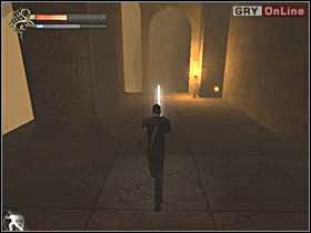 Idź prosto, spotkasz skarabeusza - pokonaj go (lewy obrazek) i zabierz magiczną łzę z prawej (prawy obrazek) - 22 - W objęcia ciemności I - Shade: Gniew Aniołów - poradnik do gry