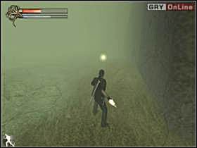 Obok jednej ze skał (prawa część) zaatakują cię cztery pająki - 25 - Pierwsze starcie - Shade: Gniew Aniołów - poradnik do gry