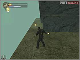 Biegnij prosto, zbierz magiczną łzę (lewy obrazek), potem w prawo, zbierz kolejną (prawy obrazek) - 27 - Most cz.1 - Shade: Gniew Aniołów - poradnik do gry