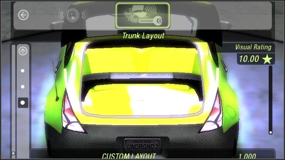 Nazwa - Osprzęt - Układ bagażnika | Sklepy w Need for Speed Underground 2 - Need for Speed: Underground 2 - poradnik do gry