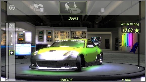 Nazwa - Osprzęt - Drzwi | Sklepy w Need for Speed Underground 2 - Need for Speed: Underground 2 - poradnik do gry