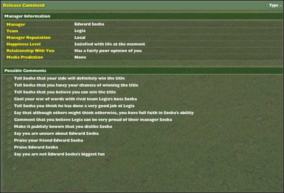 Nie ma sensu wdawać się w słowne potyczki z największymi menedżerami - Media - Gra w FM - Football Manager 2005 - poradnik do gry