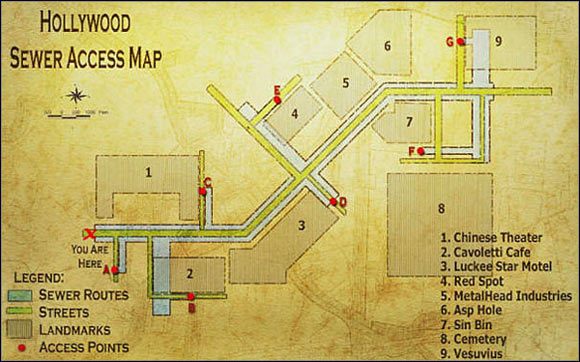 2 - Hollywood - Mapy | Vampire The Masquerade Bloodlines - Vampire The Masquerade: Bloodlines - poradnik do gry