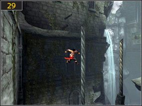 4 - Zrujnowana forteca - Wejście do fortecy - teraźniejszość | Zrujnowana forteca, Pierwsze kroki w przeszłość - Prince of Persia: Dusza Wojownika - poradnik do gry