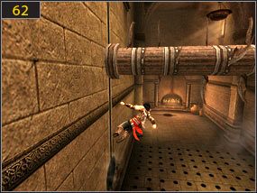 2 - Południowe przejście - przeszłość (1) | W pogoni za dziewczyną w czerni - Prince of Persia: Dusza Wojownika - poradnik do gry