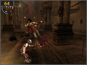 3 - Południowe przejście - przeszłość (1) | W pogoni za dziewczyną w czerni - Prince of Persia: Dusza Wojownika - poradnik do gry