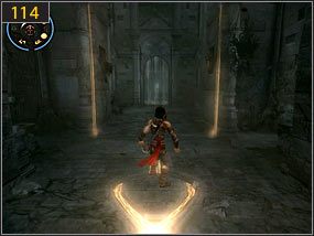 Gdy wszystkie elementy zostaną uruchomione, portal przeniesie nas w czasie [113] - Południowe przejście - teraźniejszość (1) | Dama w niebezpieczeństwie, Mroczna dłoń losu - Prince of Persia: Dusza Wojownika - poradnik do gry