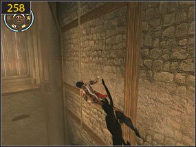 Przed nami znajduje się brama, którą przed momentem otworzyliśmy [257] - Mechaniczna jama - przeszłość (2) | Trybiki i śrubki | PoP Dusza Wojownika - Prince of Persia: Dusza Wojownika - poradnik do gry