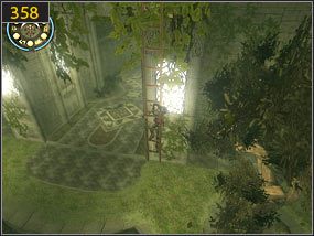 Wychodzimy do ogrodów, gdzie pokonujemy kilku przeciwników [357] - Hol ogrodowy - przeszłość | Druga wieża, Wodna Pani | PoP Dusza Wojownika - Prince of Persia: Dusza Wojownika - poradnik do gry