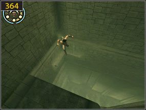 Schodzimy po kamiennych półkach na sam dół pomieszczenia [363], aby po drugiej stronie wejść na górę [364] - Hol ogrodowy - przeszłość | Druga wieża, Wodna Pani | PoP Dusza Wojownika - Prince of Persia: Dusza Wojownika - poradnik do gry