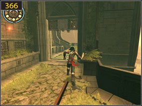 Przy fontannie zapisujemy grę i uzupełniamy zdrowie [365] - Ogród - przeszłość | Druga wieża, Wodna Pani | Prince of Persia Dusza Wojownika - Prince of Persia: Dusza Wojownika - poradnik do gry