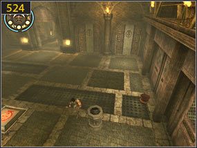 Rozbijamy kolejną spękaną bramę [523] i przesuwamy dźwignię w dużej sali [524] - Więzienie - przeszłość (1) | Tron i maska | Prince of Persia Dusza Wojownika - Prince of Persia: Dusza Wojownika - poradnik do gry
