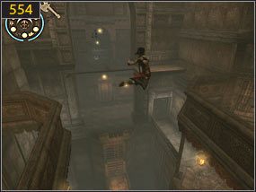 Przechodzimy na drugą stronę [553] i skaczemy na sąsiedni murek [554] - Biblioteka - przeszłość (2) | Tron i maska | Prince of Persia Dusza Wojownika - Prince of Persia: Dusza Wojownika - poradnik do gry