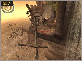 3 - Klif - przeszłość (1) | Ścieżka upiora piasku | Prince of Persia Dusza Wojownika - Prince of Persia: Dusza Wojownika - poradnik do gry