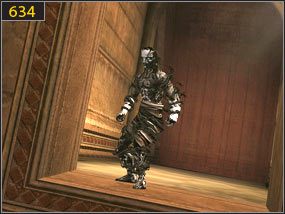 Wracamy holem ogrodowym [633] do komnaty konfiguracyjnej (główny hol), gdzie obejrzymy animację [634] - Hol ogrodowy - przeszłość | Drugie podejście | Prince of Persia Dusza Wojownika - Prince of Persia: Dusza Wojownika - poradnik do gry