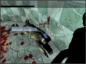 Przejdź przez drzwi do pomieszczenia z porozstawianymi łóżkami - 05 - Infirmary | Solucja | Kroniki Riddicka Ucieczka z Butcher Bay - Kroniki Riddicka: Ucieczka z Butcher Bay - poradnik do gry