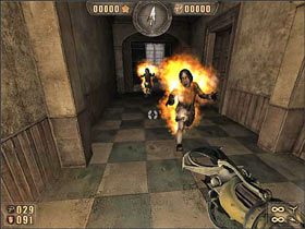 Po zebraniu amunicji do strzelby wracamy do drzwi wejściowych Sierocińca - 6.1 Sierociniec cz.2 | Painkiller Battle Out of Hell - Painkiller: Battle Out of Hell - poradnik do gry