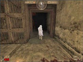 Po rozbiciu kilku kinoli otwierają się dla nas drzwi do klasy lekcyjnej, gdzie kolejna grupa trudnej młodzieży czeka na wykład o unikaniu stosowania przemocy - 6.1 Sierociniec cz.3 | Painkiller Battle Out of Hell - Painkiller: Battle Out of Hell - poradnik do gry