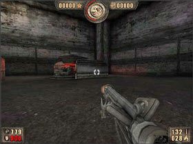 Na początku pająk jest podatny na zwykłą broń - i bez większej trudności (szczególnie jeśli wykorzystamy karty) można go sprowadzić do połowy żywotności - 6.4 Pentagon | Painkiller Battle Out of Hell - Painkiller: Battle Out of Hell - poradnik do gry