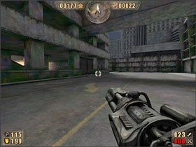 Potem likwidujemy kolejne grupy trupów rzucających się z dużym oddaniem w naszą stronę - 6.5 Wymarłe Miasto cz.3 | Painkiller Battle Out of Hell - Painkiller: Battle Out of Hell - poradnik do gry