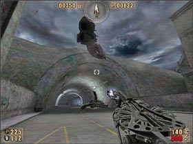 Polecam ostrożnie stawiać kroki i być gotowym do wycofania się z korytarza - 6.5 Wymarłe Miasto cz.6 | Painkiller Battle Out of Hell - Painkiller: Battle Out of Hell - poradnik do gry