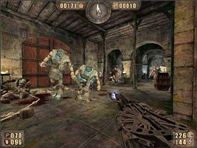 Likwidujemy niewielką grupę chłopców z tarczami i mieczami - 6.7 Koloseum cz.5 | Painkiller Battle Out of Hell - Painkiller: Battle Out of Hell - poradnik do gry