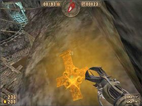 Skaczemy i idziemy w lewo - tam, gdzie widać blask złota - 6.8 Podziemia cz.7 | Painkiller Battle Out of Hell - Painkiller: Battle Out of Hell - poradnik do gry