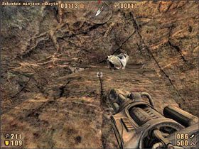 Idziemy w kierunku, z którego przed chwilą przyszliśmy (w dół korytarza) - 6.9 Jaskinia cz.7 | Painkiller Battle Out of Hell - Painkiller: Battle Out of Hell - poradnik do gry