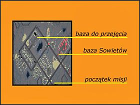 DODATKOWE INFORMACJE: Na lewo od miejsca startu zobaczysz dom (między samochodami) - Misja 2 | Alianci | Command & Conquer Red Alert 2 - Command & Conquer: Red Alert 2 - poradnik do gry