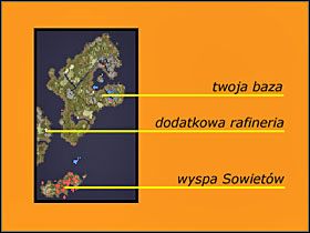 DODATKOWE INFORMACJE: Na północy znajdziesz rafinerię i spore złoża szlachetnego kruszcu - Misja 7 | Alianci | Command & Conquer Red Alert 2 - Command & Conquer: Red Alert 2 - poradnik do gry