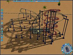 Wicked Whizzler - Atrakcje RollerCoastery (4) | Obiekty w RollerCoaster Tycoon 3 - RollerCoaster Tycoon 3 - poradnik do gry