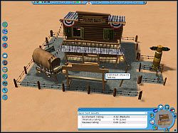 Wild West show [koszt: 484$] - Atrakcje Gentle Rides | Obiekty w RollerCoaster Tycoon 3 - RollerCoaster Tycoon 3 - poradnik do gry