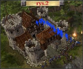 Udajemy się do człowieka w mieście (4) , przechodząc przez przyjaźnie nastawioną osadę (5) - Misja 4 w The Settlers Dziedzictwo Królów - The Settlers: Dziedzictwo Królów - poradnik do gry