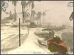 Następnie macie okazję wzmocnić siły witalne apteczką przy martwym żołnierzu - Tarawa (4) | Kampania 4 | Medal of Honor Wojna na Pacyfiku - Medal of Honor: Wojna na Pacyfiku - poradnik do gry