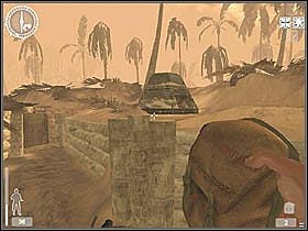 Po fakcie warto jednak zajrzeć w głąb schronu, gdyż znajdziecie tam apteczkę - Tarawa (9) | Kampania 4 | Medal of Honor Wojna na Pacyfiku - Medal of Honor: Wojna na Pacyfiku - poradnik do gry