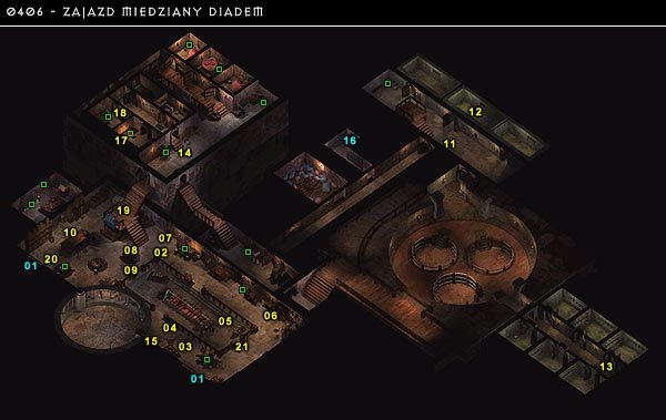 Tu znajdziemy większość postaci które przyłączamy w trakcie gry do naszej drużyny i odłączamy aby zmienić jej skład - 0406 - Zajazd Miedziany Diadem | Baldurs Gate II Cienie Amn - Baldurs Gate II: Cienie Amn - poradnik do gry