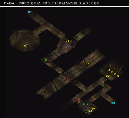 Lokacja ta jest drogą z Miedzianego Diademu do Siedziby Łowców niewolników - 0404 - Podziemia pod Miedzianym Diademem | Baldurs Gate II Cienie Amn - Baldurs Gate II: Cienie Amn - poradnik do gry