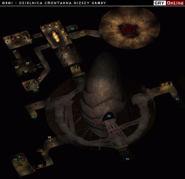 01 - Wejście / Wyjście do 0800 - Dzielnica Cmentarna - 0801 - Dzielnica Cmentarna: Niższe groby | Baldurs Gate II Cienie Amn - Baldurs Gate II: Cienie Amn - poradnik do gry