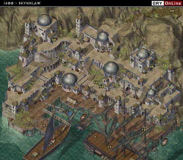 Na wyspę przybywamy dzięki transportowi zorganizowanemu przez szefa gildii złodziei (po wykonaniu zleconych przez niego zadań) - 1600 - Brynnlaw | Baldurs Gate II Cienie Amn - Baldurs Gate II: Cienie Amn - poradnik do gry