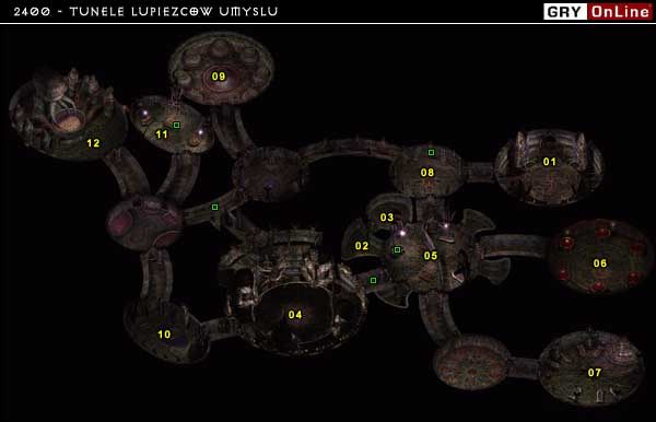 Trafiamy tu z lokacji 2100 - Podmrok - 2400 - Tunele Łupieżców Umysłu | Baldurs Gate II Cienie Amn - Baldurs Gate II: Cienie Amn - poradnik do gry