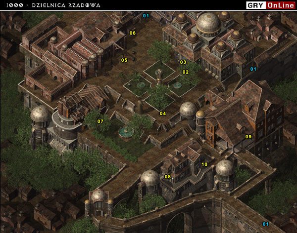 Jeżeli posiadamy Keldrona w drużynie to przy wejściu do Dzielnicy Rządowej wyraża on ochotę do odwiedzenia swojej posiadłości która właśnie tu się znajduje - 1000 - Dzielnica Rządowa | Baldurs Gate II Cienie Amn - Baldurs Gate II: Cienie Amn - poradnik do gry