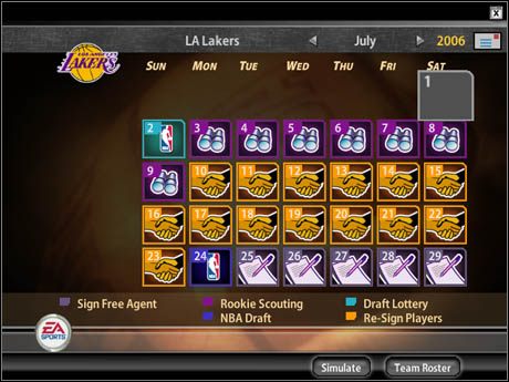 Znów zostaniesz przeniesiony do Obozu Szkoleniowego i staniesz przed zadaniem przydzielenia punktów - [Game Mods] Dynasty Mode - Off-Season | NBA Live 2005 - NBA Live 2005 - poradnik do gry