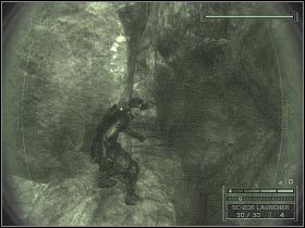 W pewnym momencie Sam będzie musiał przykleić się do jednej ze ścian, tak aby móc przejść dalej - Punta Blanco Lighthouse (1) | Peru | Tom Clancys Splinter Cell Chaos Theory - Tom Clancys Splinter Cell: Chaos Theory - poradnik do gry