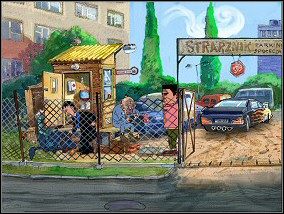 Teraz rzuć okiem, czy nie ma czegoś interesującego w śmietniku - znajdziesz w nim puszkę oleju silnikowego, a tuż obok silnik od golarki elektrycznej - Akt 1 (cz.1) Chłopaki nie płaczą - Chłopaki nie płaczą - poradnik do gry