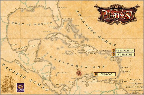 Mapa portów holenderskich - Narodowość | Tworzenie bohatera w Sid Meiers Pirates! - Sid Meiers Pirates! (2004) - poradnik do gry